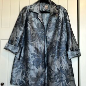 Blue tapestry jacket